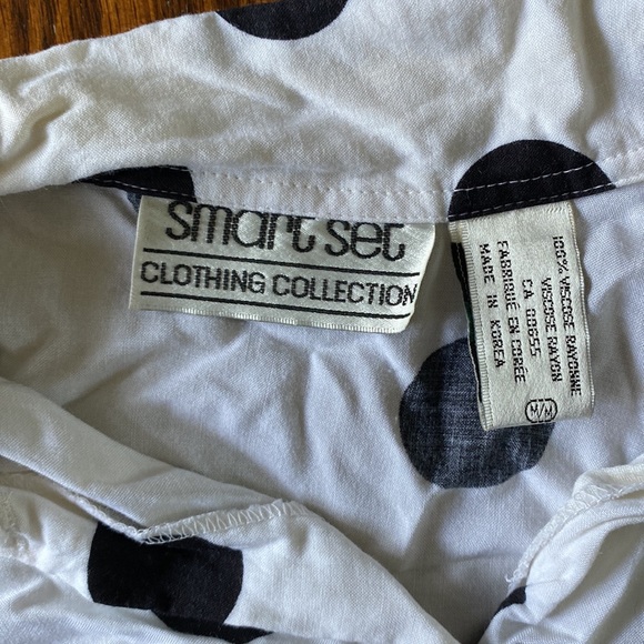 Smart Set | Vintage Polkadot Blouse - Picture 3 of 3
